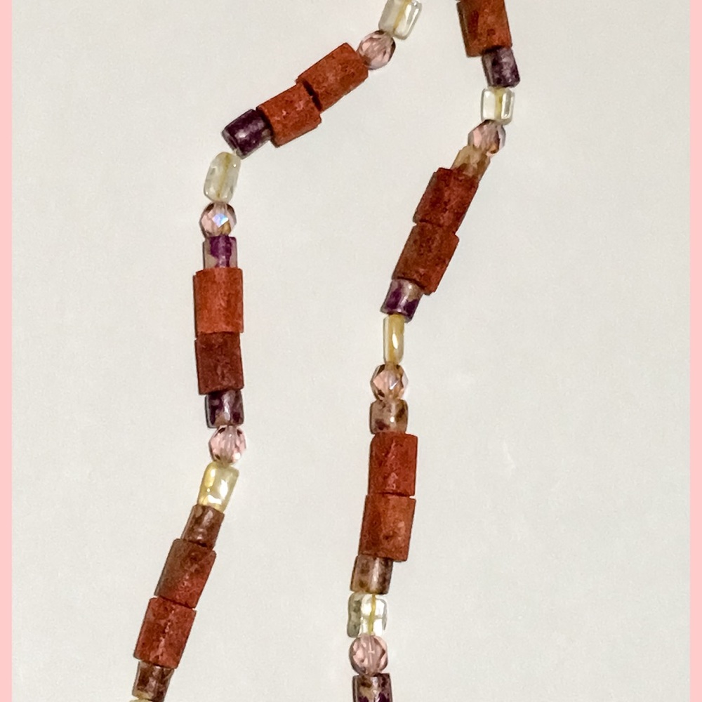 Hand Made coral necklace. (Made by me)